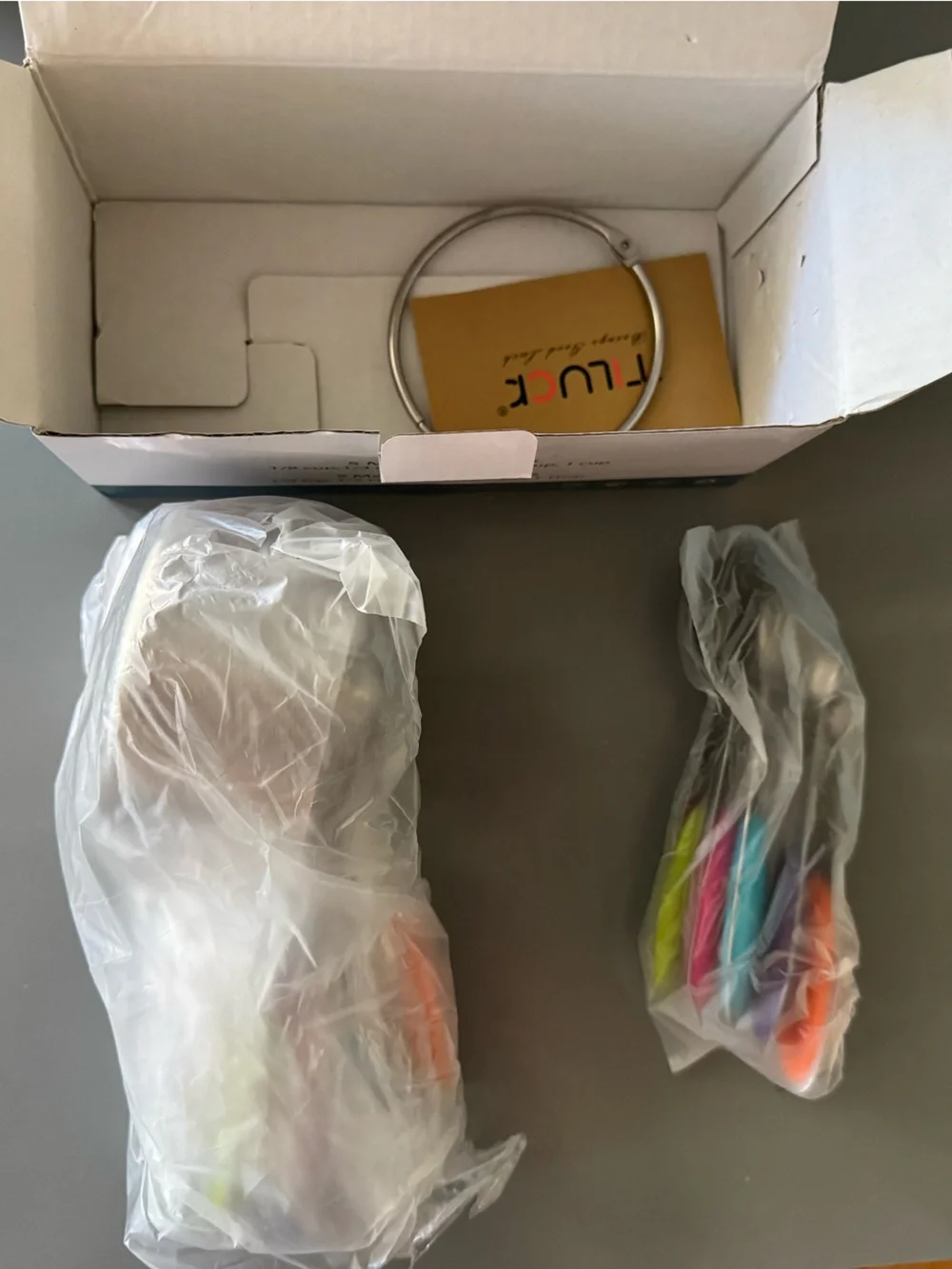 Colorful Measuring Cups and Spoons Set
